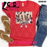 DTF Transfer - DTF012293 Vintage Soccer Mama Image Stripes