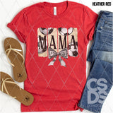 DTF Transfer - DTF012293 Vintage Soccer Mama Image Stripes