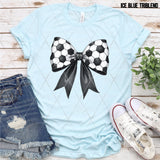 DTF Transfer - DTF012297 Soccer Coquette Bow