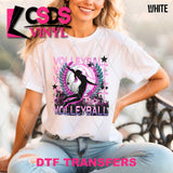DTF Transfer - DTF012304 Volleyball Stacked Word Art