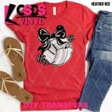 DTF Transfer - DTF012310 Volleyball with Bow