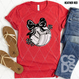 DTF Transfer - DTF012310 Volleyball with Bow