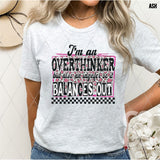 DTF Transfer - DTF012321 Overthinker