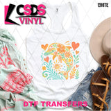 DTF Transfer - DTF012324 Floral Dolphin