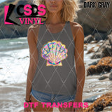 DTF Transfer - DTF012331 Preppy Summer Seashell