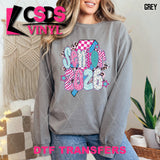 DTF Transfer - DTF012339 Retro Checkered Senior 2026