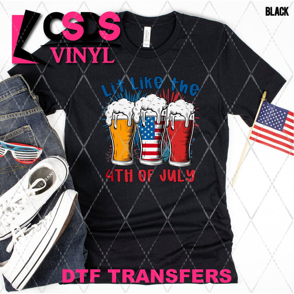DTF Transfer - DTF012346 Lit Like the 4th of July
