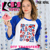 DTF Transfer - DTF012353 Land of the Free