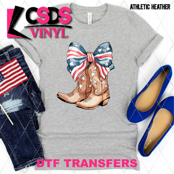DTF Transfer - DTF012354 Patriotic Boots