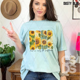 DTF Transfer -  DTF012369 Find Me Among the Sunflowers Image Strips