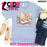DTF Transfer -  DTF012370 There is No Such Thing as Too Many Books Image Strips