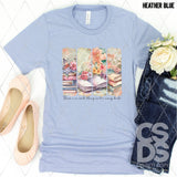 DTF Transfer -  DTF012370 There is No Such Thing as Too Many Books Image Strips