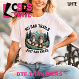 DTF Transfer -  DTF012377 No Bad Trails Just Bad Knees