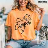 DTF Transfer -  DTF012380 Happy Camper Single Color