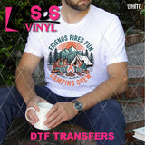 DTF Transfer -  DTF012383 Friends Fires Fun Camping Crew