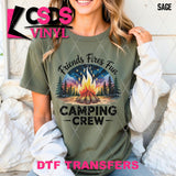 DTF Transfer -  DTF012384 Friends Fires Fun Camping Crew 2