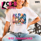 DTF Transfer -  DTF012385 Camping Mode Image Strips