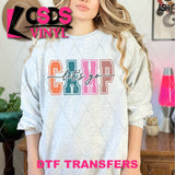 DTF Transfer -  DTF012386 Let's Go Camp