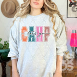 DTF Transfer -  DTF012386 Let's Go Camp