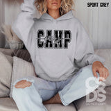 DTF Transfer -  DTF012387 Let's Go Camp Single Color