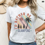 DTF Transfer -  DTF012394 I'd Rather Be Glamping