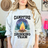 DTF Transfer -  DTF012397 Campfire Drinking Team