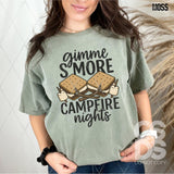 DTF Transfer -  DTF012398 Gimme Smore Campfire Nights