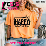 DTF Transfer -  DTF012405 Happy Camper Single Color