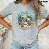 DTF Transfer -  DTF012407 Friends Fires Fun Camping Crew