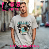 DTF Transfer -  DTF012419 Chill Out & Catch Waves