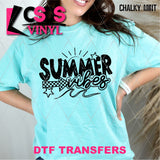 DTF Transfer -  DTF012422 Summer Vibes Single Color