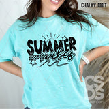 DTF Transfer -  DTF012422 Summer Vibes Single Color
