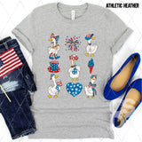 DTF Transfer -  DTF012431 Patriotic Goose Grid