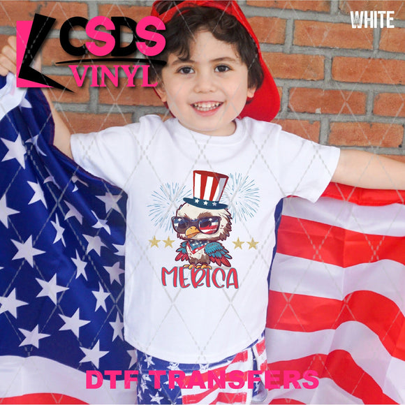 DTF Transfer -  DTF012434 Merica Owl