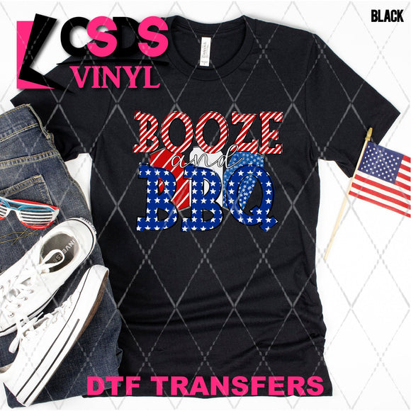 DTF Transfer -  DTF012441 Booze and BBQ
