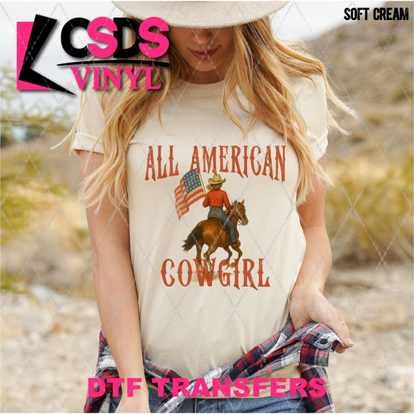 DTF Transfer -  DTF012442 All American Cowgirl