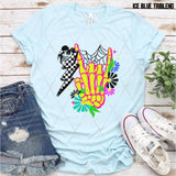 DTF Transfer -  DTF012456 Rocker Skeleton Hand