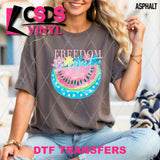 DTF Transfer -  DTF012465 Freedom in Sweet Watermelon