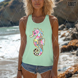 DTF Transfer - DTF012476 Preppy Seahorse