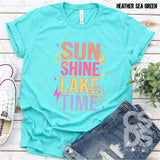 DTF Transfer - DTF012486 Sun Shine Lake Time