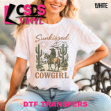 DTF Transfer - DTF012491 Sunkissed Cowgirl