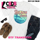 DTF Transfer - DTF012492 Beach Vibes California