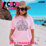 DTF Transfer - DTF012498 The Sea is Calling Single Color