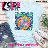 DTF Transfer -  DTF012504 Preppy Orange