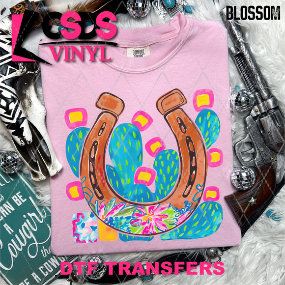 DTF Transfer - DTF012508 Watercolor Horseshoe