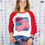 DTF Transfer - DTF012511 Watercolor Flag