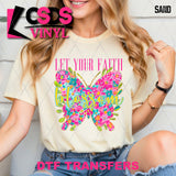 DTF Transfer - DTF012526 Let Your Faith Blossom