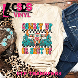 DTF Transfer - DTF012539 Cowboy Up or Shut Up