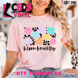 DTF Transfer - DTF012545 Floral Bloom Brightly