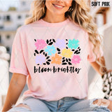 DTF Transfer - DTF012545 Floral Bloom Brightly